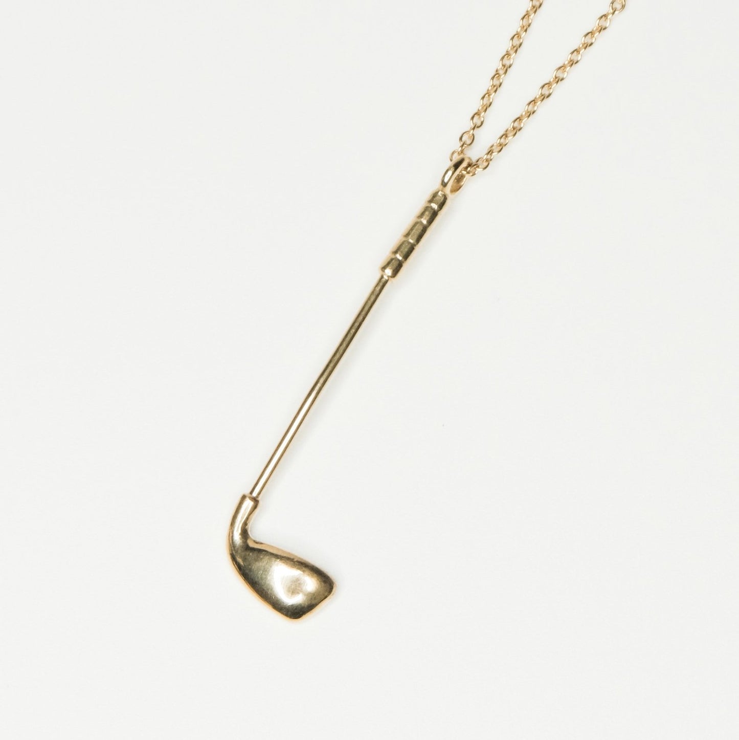 back view of Who's Your Caddy Gold – gold caddy stash necklace