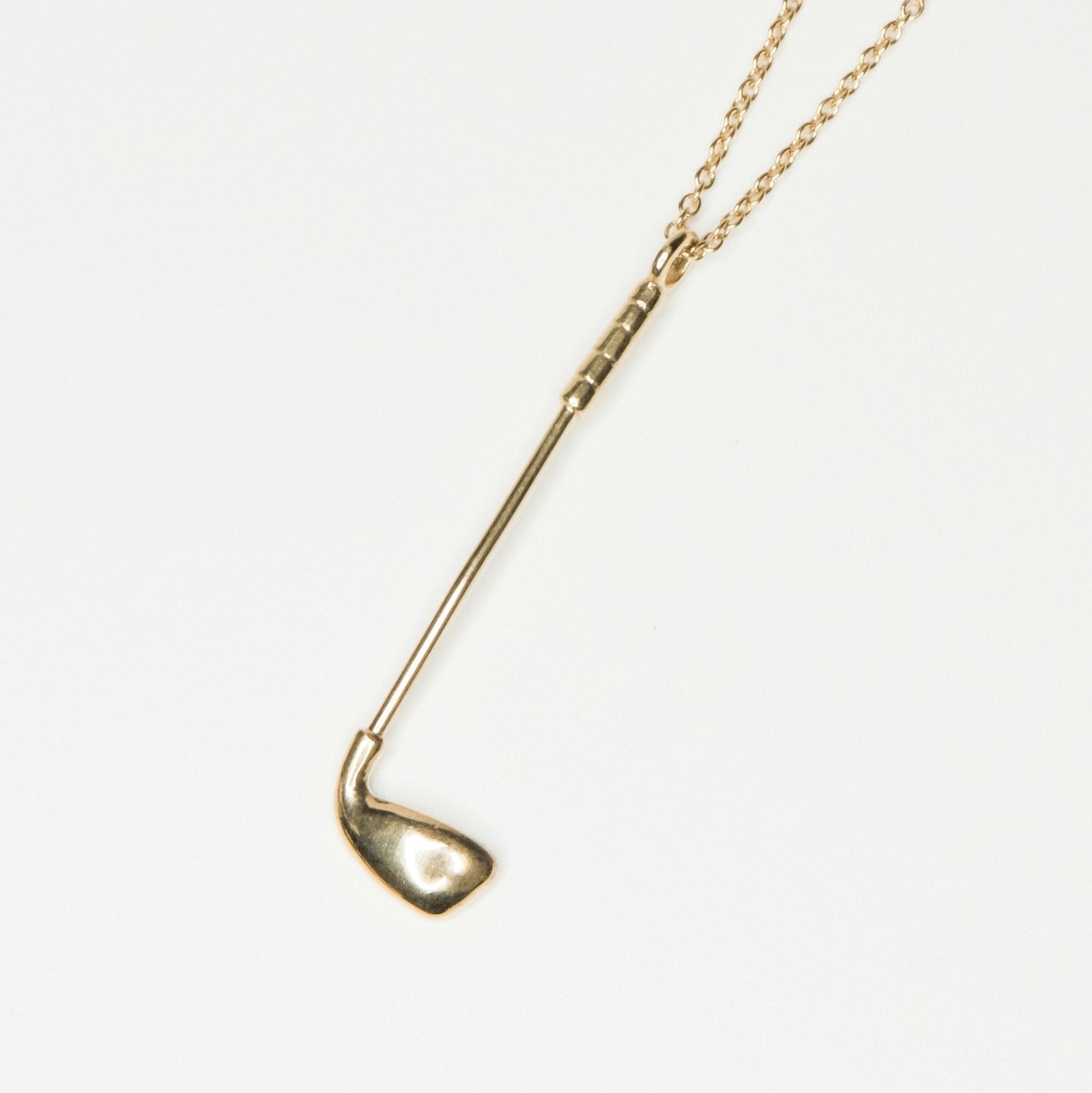 back view of Who's Your Caddy Gold – gold caddy stash necklace