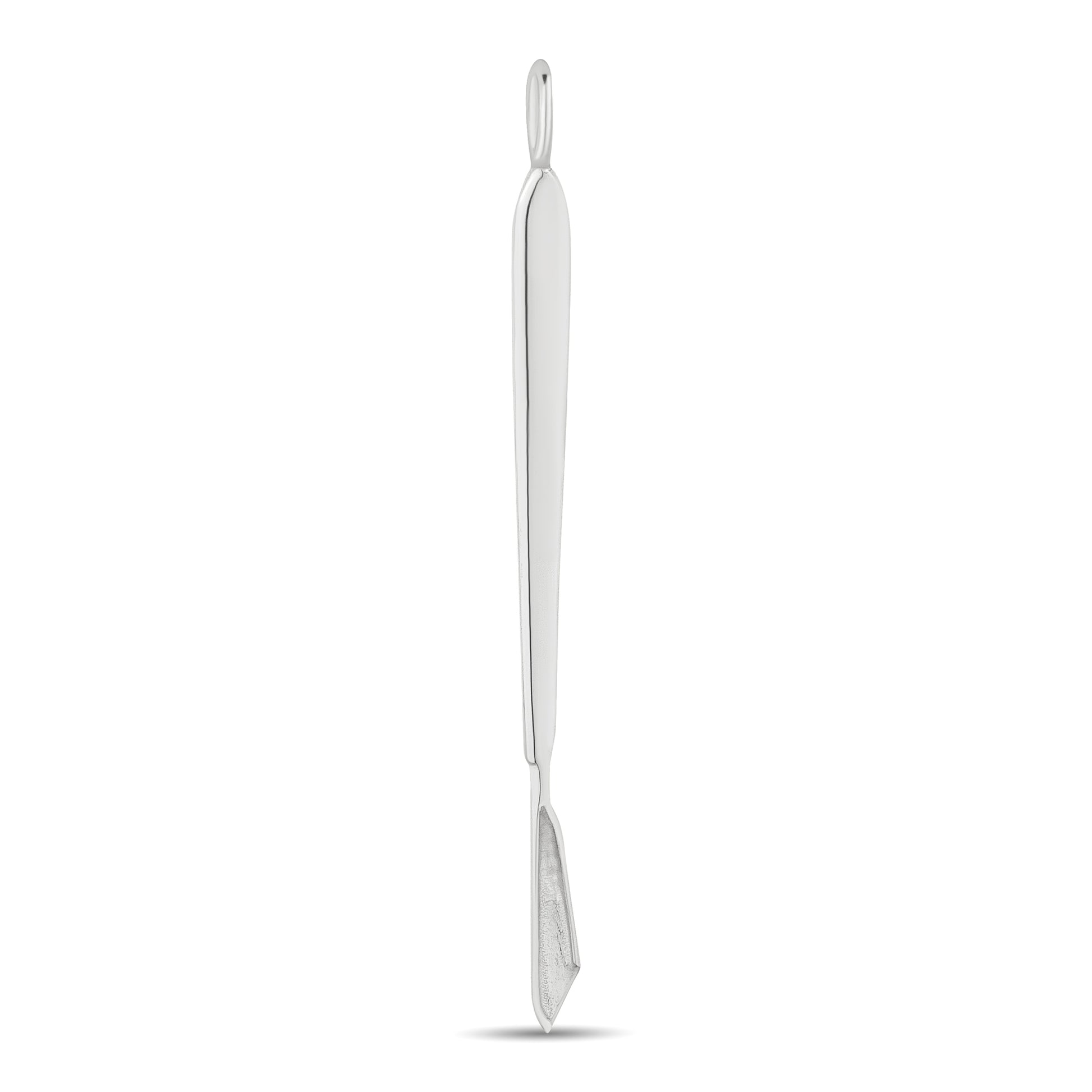 silver scalpel pendant necklace stand up – Scalpelle by Shovelle spoon necklace
