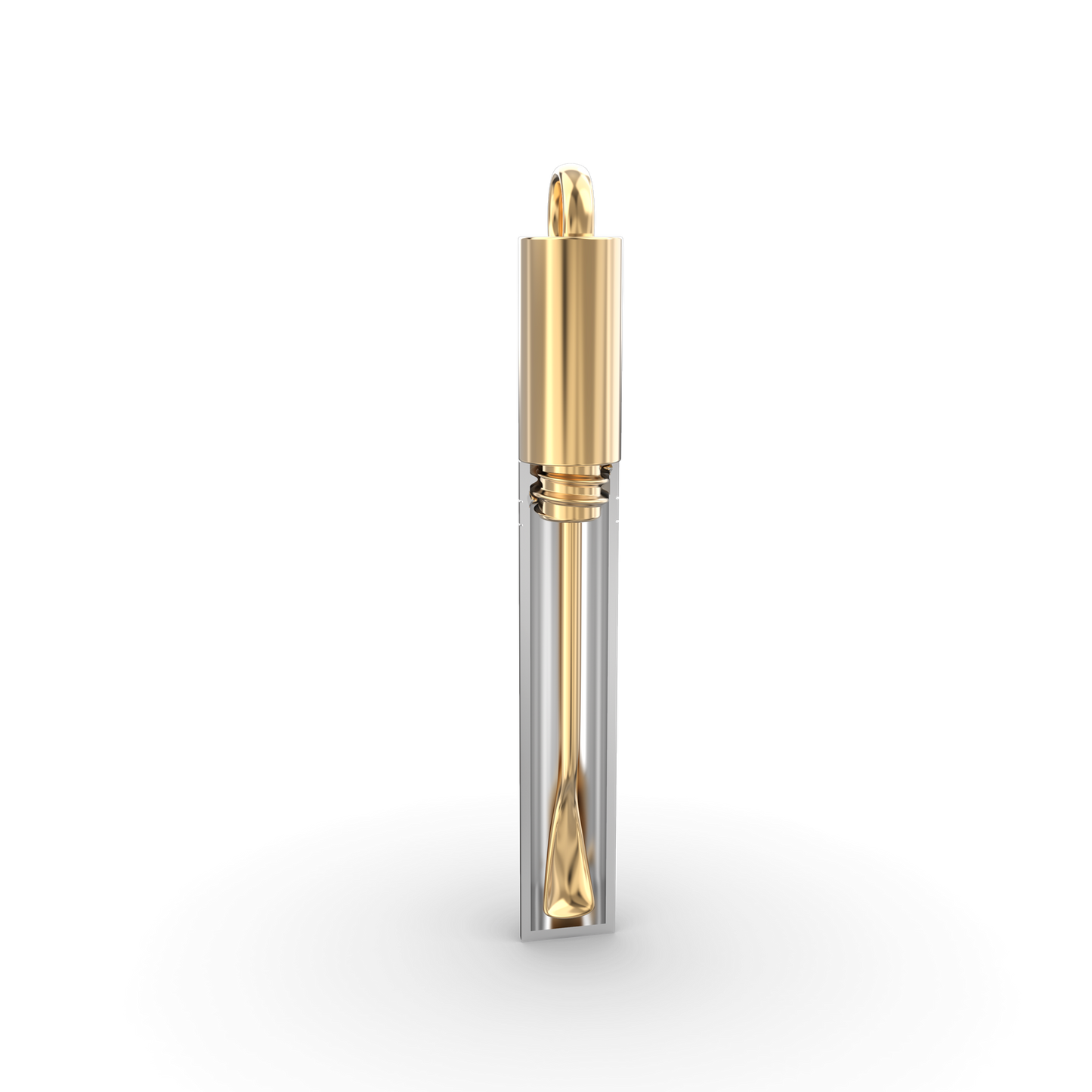 gold cigarette pendant render – Taylor Snift hidden compartment necklace