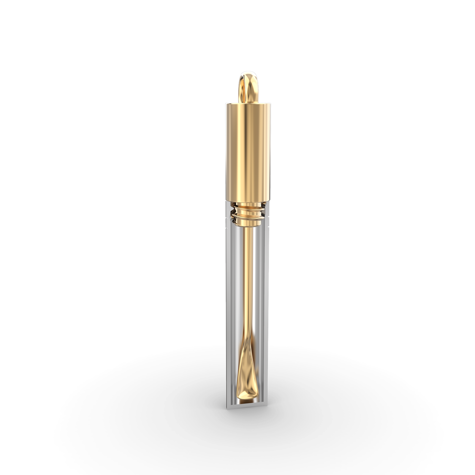 gold cigarette pendant render – Taylor Snift hidden compartment necklace