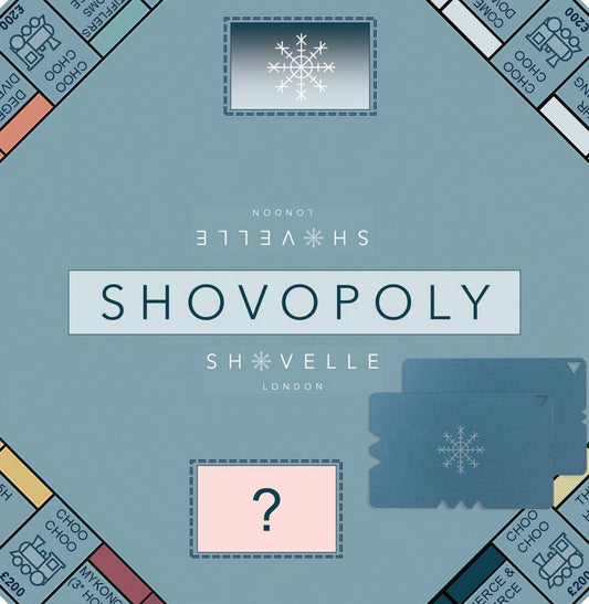 Shovopoly Party Poster & 2x Card with Grooves