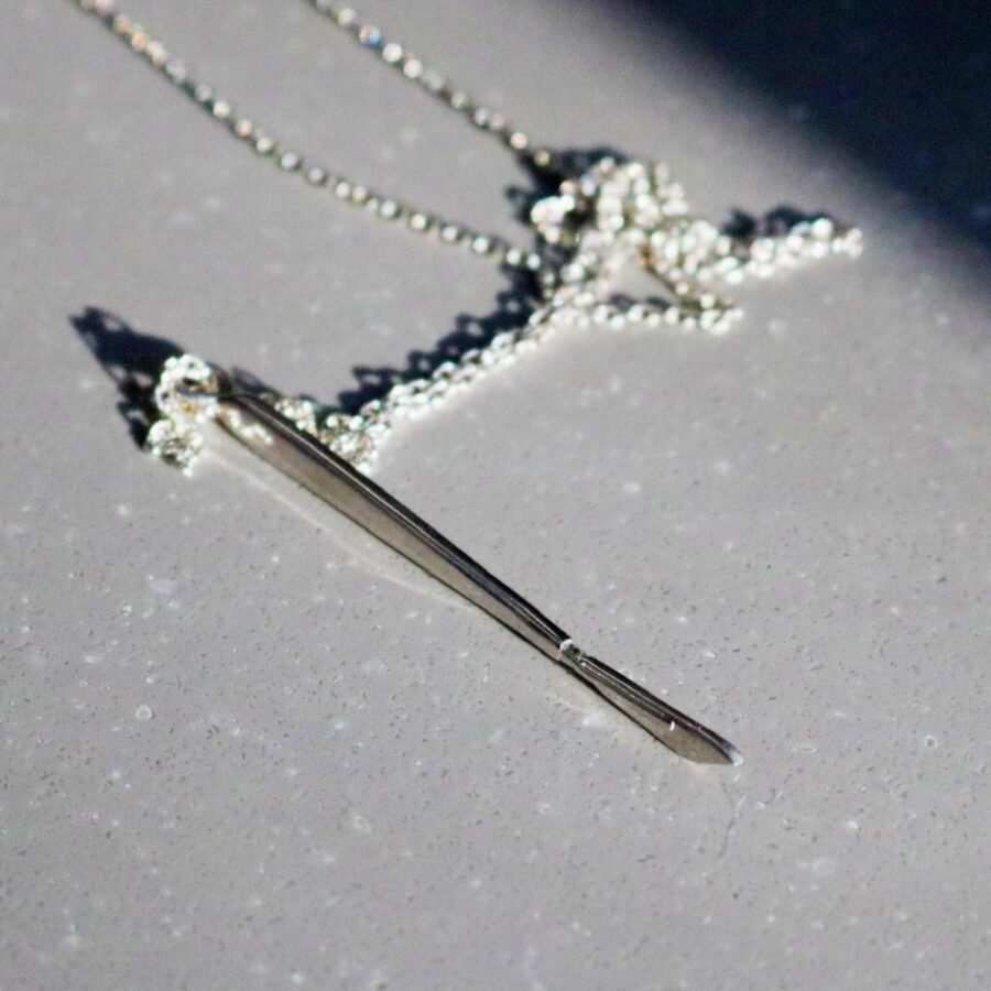 silver high end luxury snuff spoon