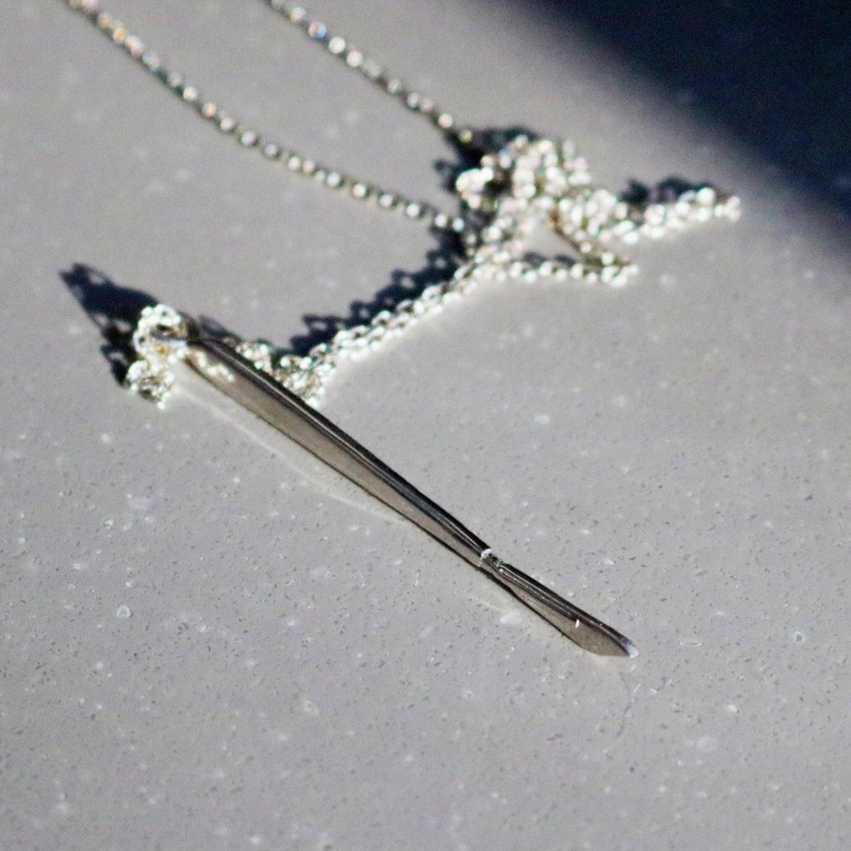 silver high end luxury snuff spoon