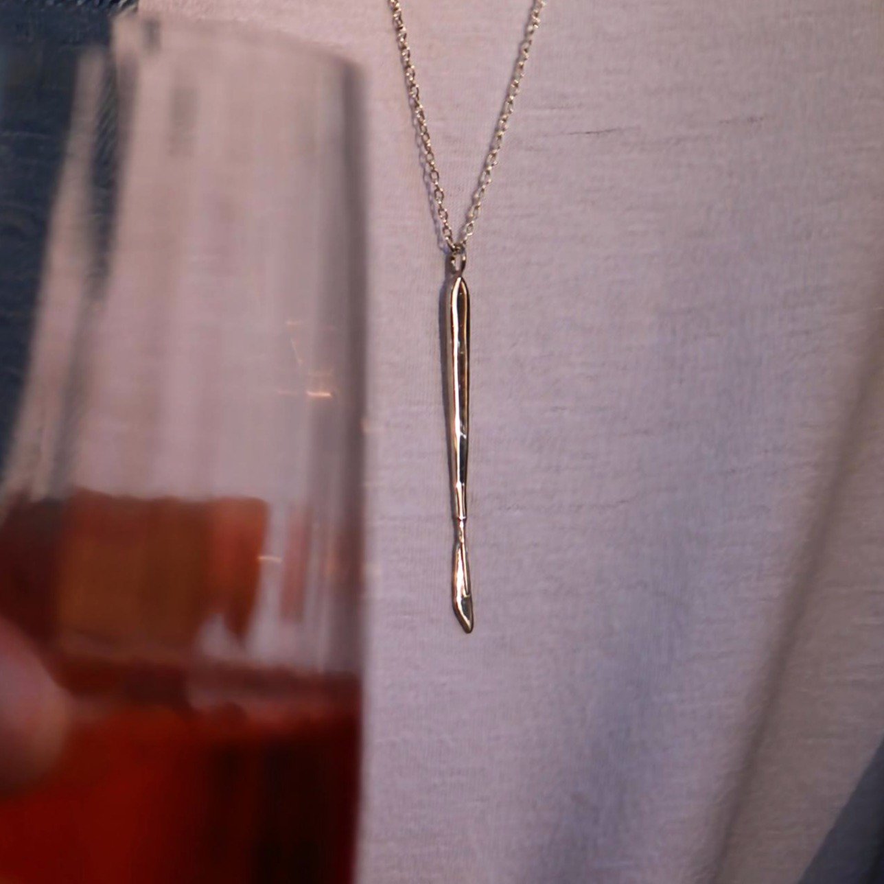 secret hidden spoon mini necklace
